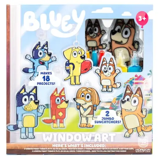 Bluey Window Art Kit {1}