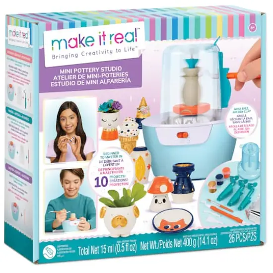 Make It Real&trade; Mini Pottery Studio Kit {6}
