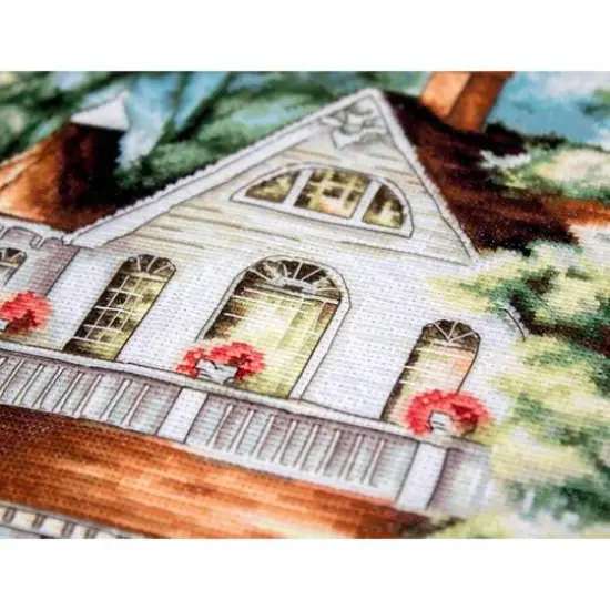 Luca-S The Lake House Counted Cross Stitch Kit {6}