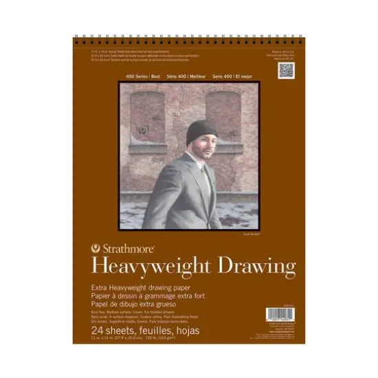 Strathmore&reg; 400 Series Heavyweight Drawing Paper Pad {1}