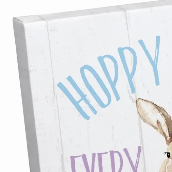 Hoppy Easter Every Bunny 11" x 14" Canvas Wall Art {4}