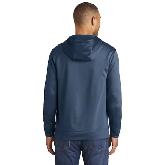 Port & Company&reg; Performance Fleece Pullover Hooded Adult Sweatshirt Deep Navy {5}