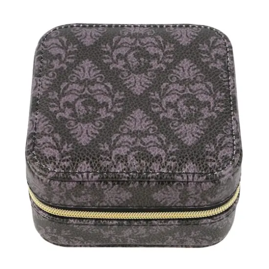 4" Purple & Black Damask Jewelry Organizer by Ashland&reg; {1}