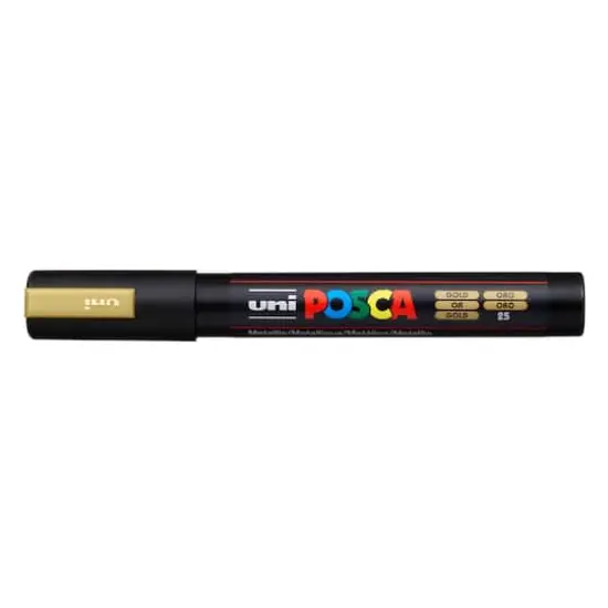 POSCA PC-5M Medium Tip Metallic Paint Marker Set {3}