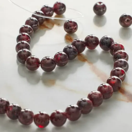 Round Garnet Beads, 6mm by Bead Landing&trade; {3}