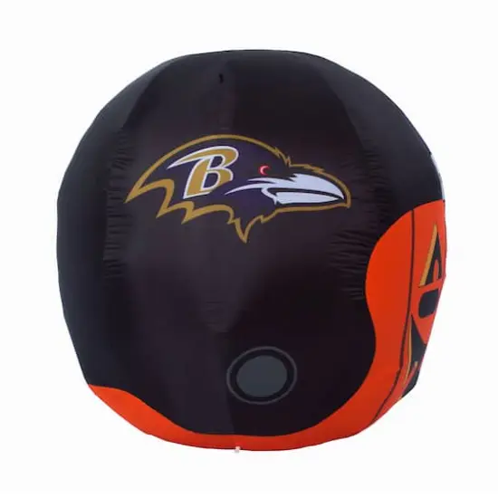 Sporticulture 4ft. Inflatable NFL Team Pride Jack-O' Helmet Baltimore Ravens {5}