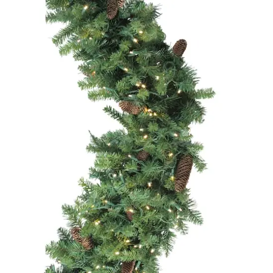 6ft. LED Dakota Pine Artificial Christmas Wreath {3}
