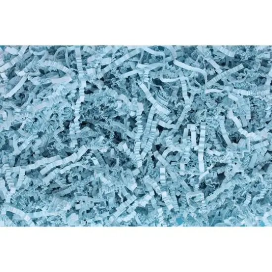 Essentials by Leisure Arts Crinkle Shred Box, 10lb. Baby Blue {1}