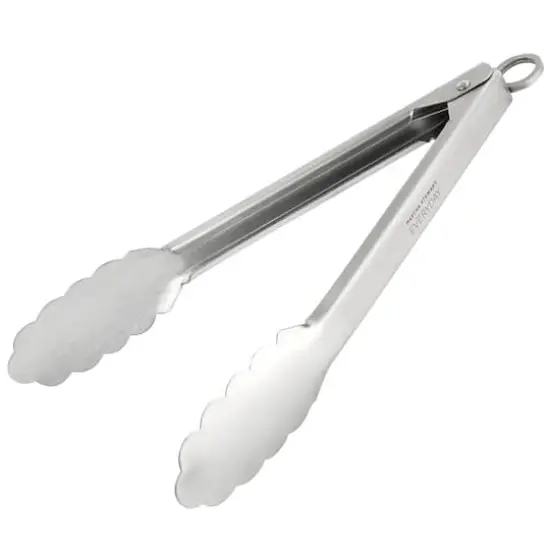 Martha Stewart Everyday Stainless Steel Easy-Lock Tongs {1}