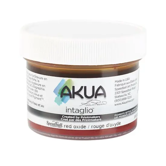 Speedball&reg; Akua&trade; Intaglio&trade; Ink, 2oz. Red Oxide {1}