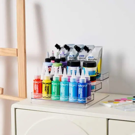 Clear 3-Tier Storage Shelf Organizer by Simply Tidy&reg; {4}