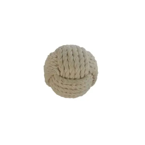 4" Natural Brown Rope Orb Accent Set {4}