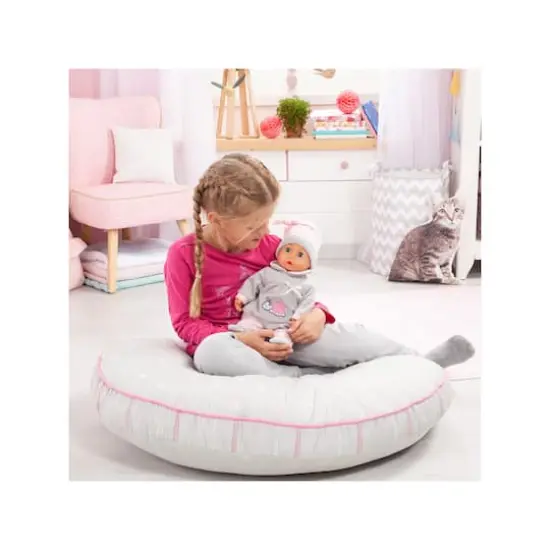 Bayer Design 15" First Words Baby Doll in Gray Snail Outfit {4}