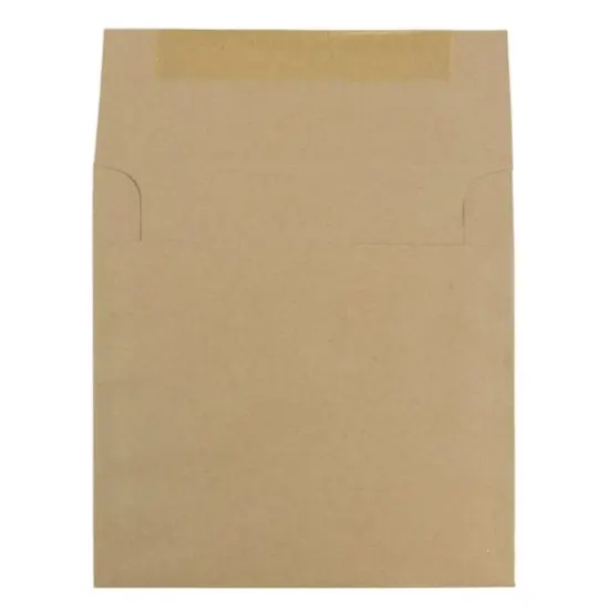 JAM Paper 8.5" x 8.5" Square Premium Invitation Envelopes, 25ct. Brown Kraft Paper Bag {4}