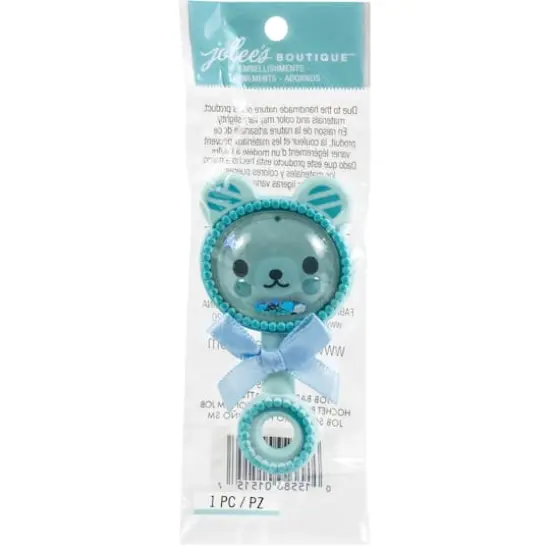 Jolee's Boutique&reg; Baby Boy Rattle Embellishment {1}