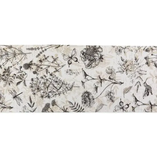 Botanical Print Table Runner 14" x 108" {3}
