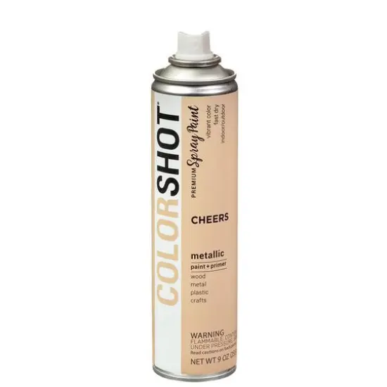 COLORSHOT&reg; Premium Metallic Spray Paint Cheers {7}