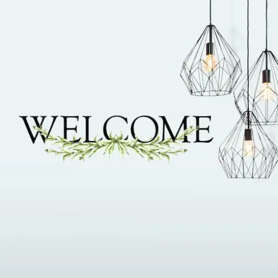 RoomMates Welcome Quote Peel & Stick Wall Decal {3}