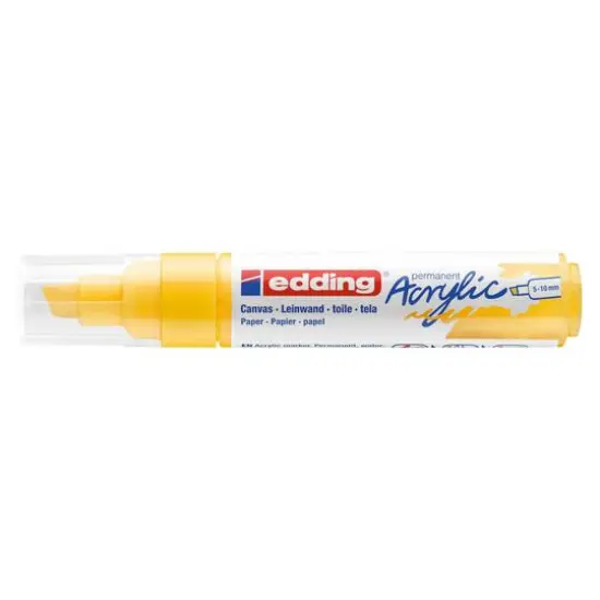 edding&reg; 5000 Broad Acrylic Marker Traffic Yellow {1}