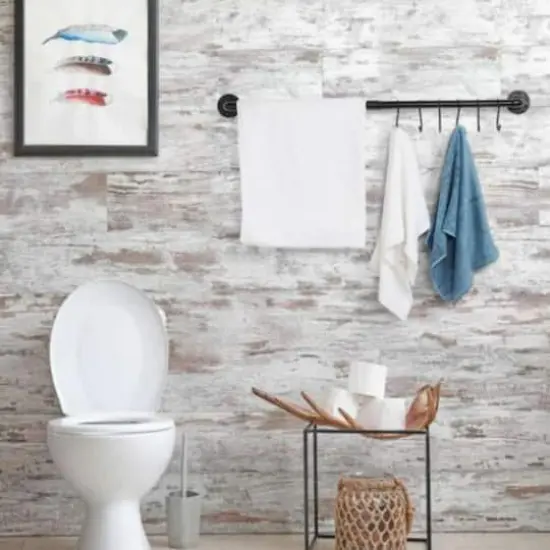 NEX&trade; Black Industrial Wall Mounted Metal Hanging Pot Rack {6}