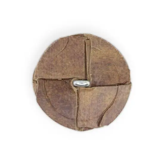 Dritz&reg; 23mm Weaved Recycled Leather Round Shank Buttons, 3ct. {5}