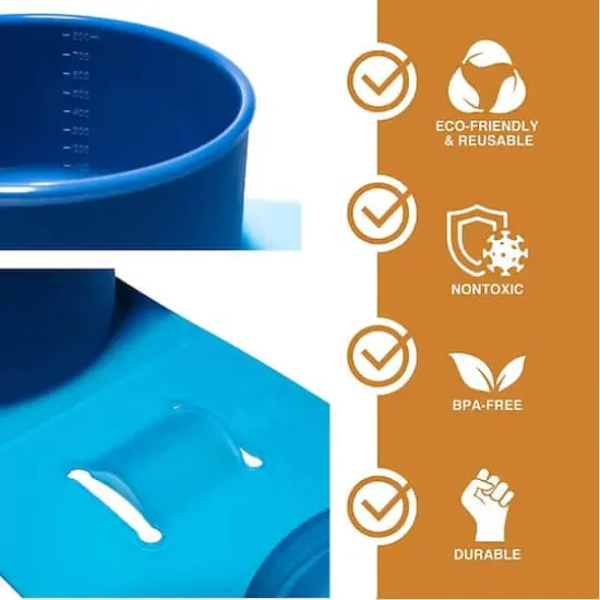 Silipint&reg; 4-Piece Silicone Go Go Bowl Set Deep Pool {5}