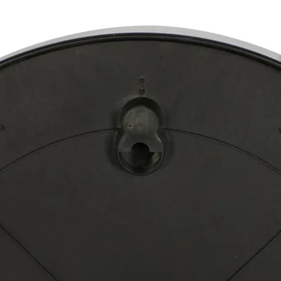 CosmoLiving by Cosmopolitan White Glass Contemporary Wall Clock, 20" x 20" x 2" {6}