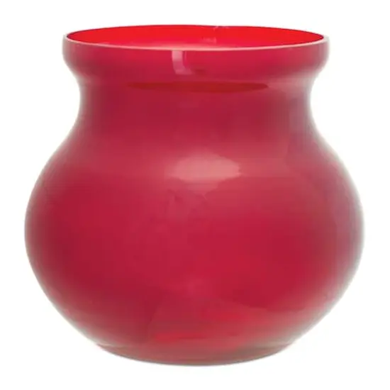6" Red Glass Vases, 2ct. {3}