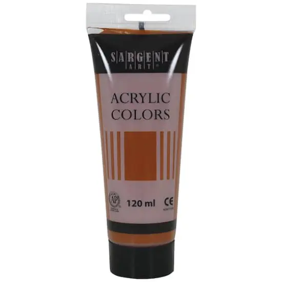 Sargent Art&reg; Acrylic Paint, 120 mL, 6ct. Raw Sienna {4}
