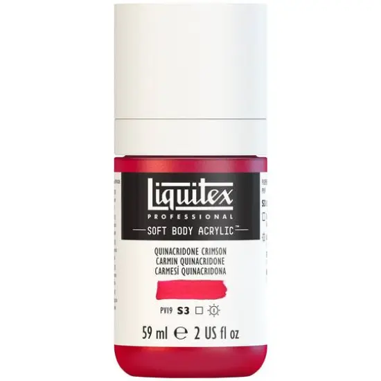 Liquitex&reg; Professional Soft Body Acrylic Bottle, 2oz. Quinacridone Crimson {8}