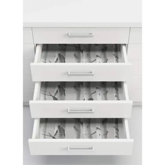 InHome Birch Forest Gray Peel & Stick Wallpaper {8}