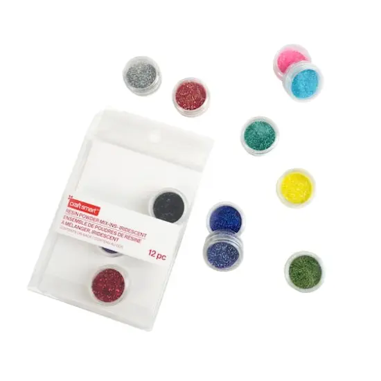 Iridescent Resin Powder Mix-Ins, 12ct. by Craft Smart&trade; {4}