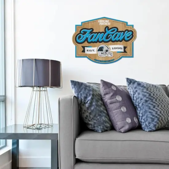 NFL Fan Cave Sign Carolina Panthers {3}