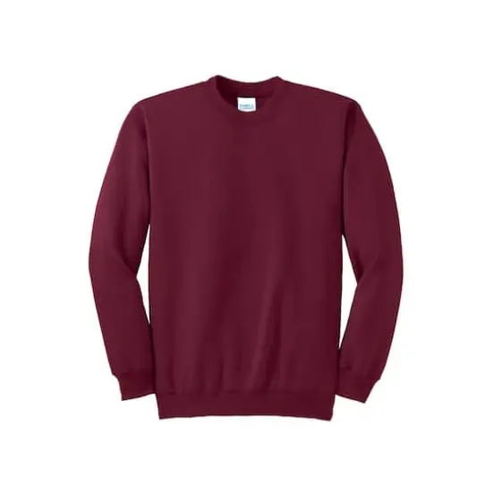 Port & Company&reg; Essential Fleece Crewneck Sweatshirt Cardinal {1}