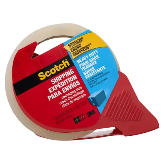 Scotch&reg; Heavy Duty Shipping Packaging Tape with Dispenser {1}