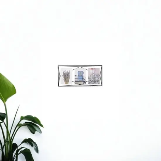 Umbra Black Prisma 3 Opening Picture Frame {5}