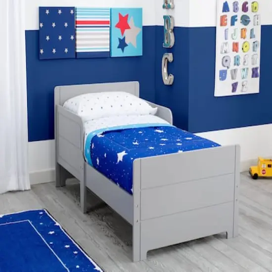 My Size Toddler Bed Gray {5}