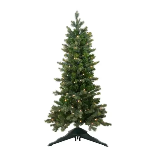 4ft. Pre-Lit Savannah Spruce Artificial Christmas Tree, Clear Lights {1}