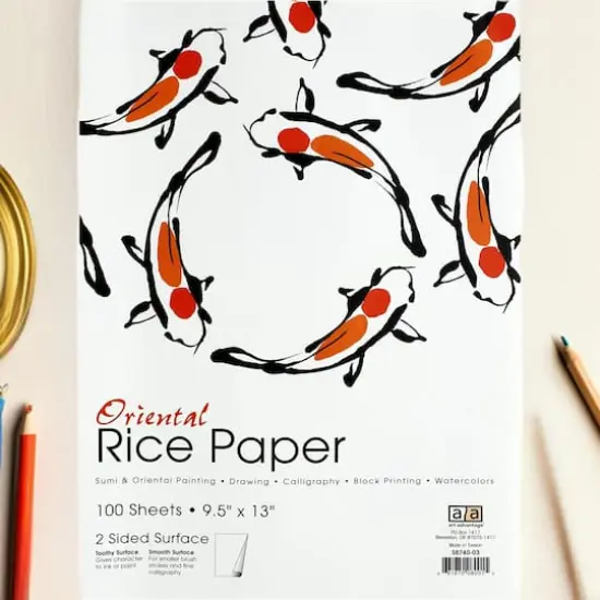 Art Advantage&reg; 9.5" x 13" Rice Paper, 100 Sheets {1}