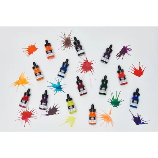 Liquitex&reg; Professional Acrylic INK!, 1oz.Fluorescent Blue {7}