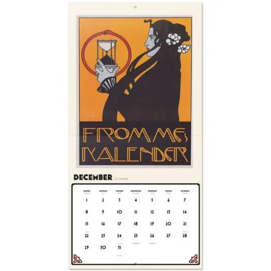 TF Publishing 2024 Art Nouveau Bilingual Wall Calendar {4}