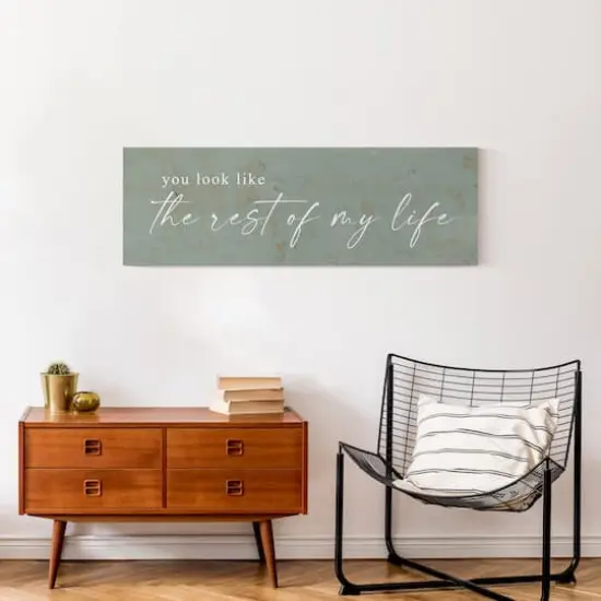 Rest Of My Life 36" x 12" Canvas Wall Art {5}