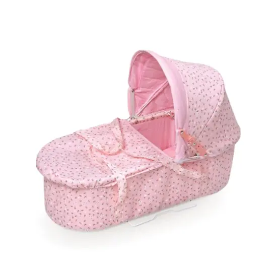 Badger Basket Pink Rosebud Just Like Mommy 3-in-1 Doll Pram, Carrier & Stroller {6}