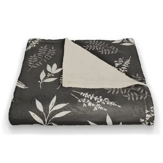 Moody Botanicals Coral Fleece Blanket {4}