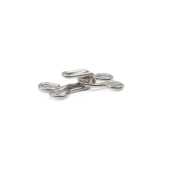 Dritz&reg; Silver Hooks & Eyes, Size 2 {3}
