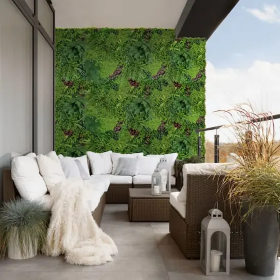 3ft. Firenze Style Artificial Plant Living Wall Panel {3}