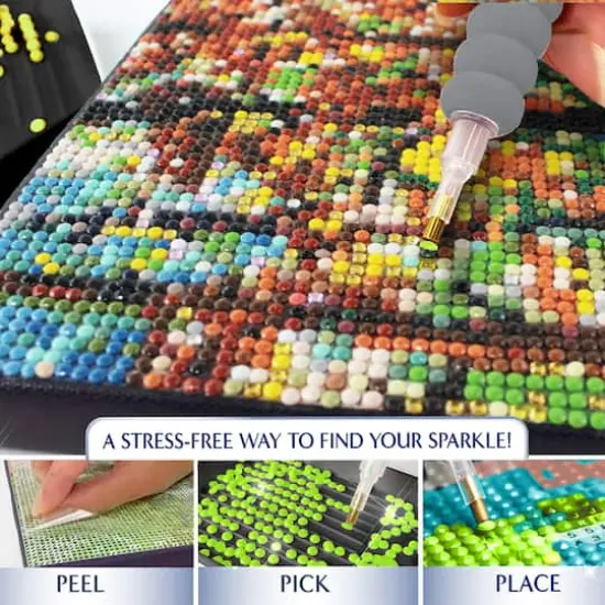 ArtSkills® Brilliant Art Forest Stretched Canvas Diamond Painting Kit {7}