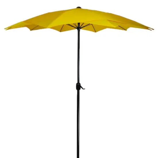 8.85ft. Outdoor Patio Lotus Umbrella Yellow {1}