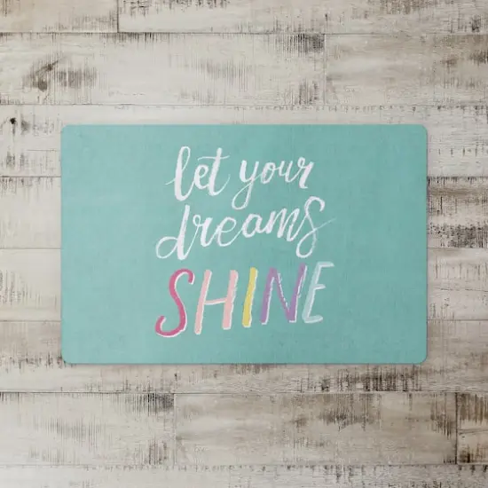 Let Your Dreams Shine 18" x 27" Floor Mat {3}