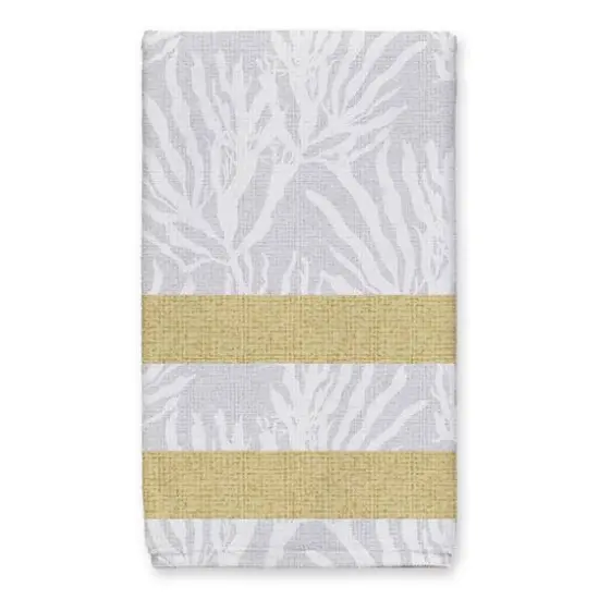 A Walk On The Beach Tea Towel Set Blue/Yellow {4}